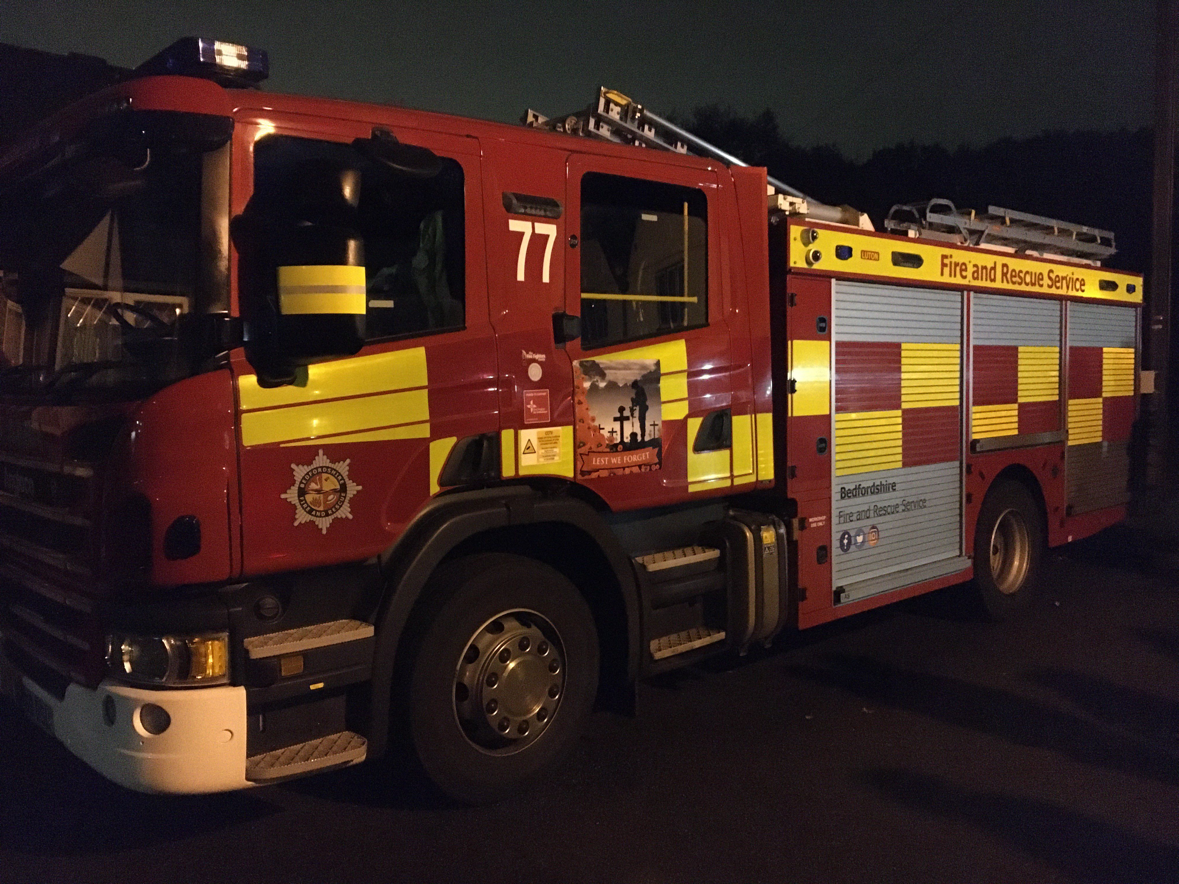 Fire engine.