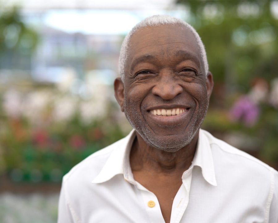 Portrait of senior man