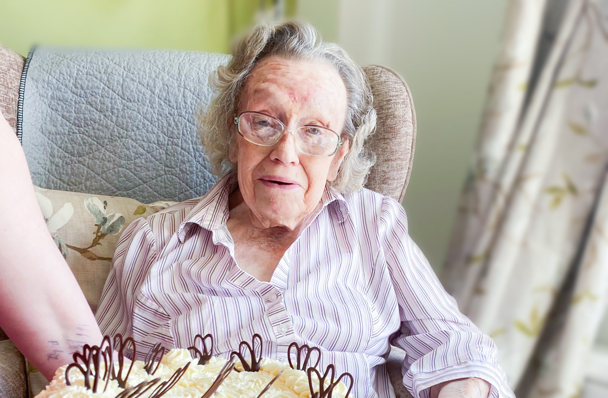 Betty's Birthday Celebrations at Bernard Sunley care home