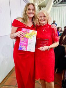 Cheryl and Ann at the Awards Ceremony