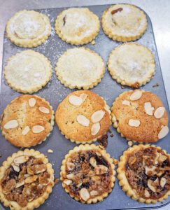 Mince Pies made by residents at New Copford Place care home. 