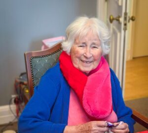 Betty on her birthday. 