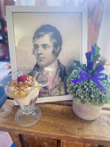 A photo of Robert Burns.