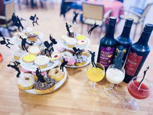 Cakes and drinks available at the Jazz Cafe