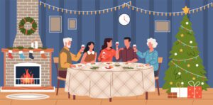 Christmas table