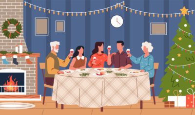 Christmas table