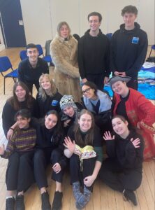 The-Drama-Studio-London-Cast-at-The-Snow-Queen-Rehearals.