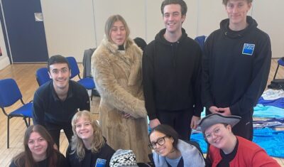 The-Drama-Studio-London-Cast-at-The-Snow-Queen-Rehearals.