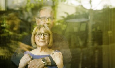 Couple at window